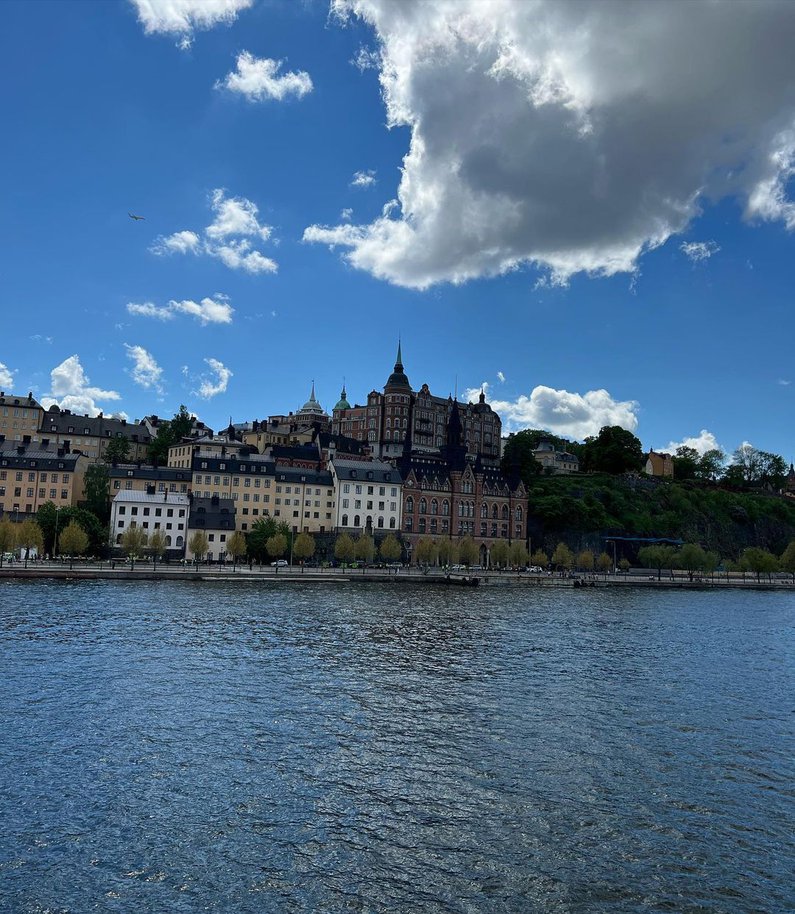 Architektur aus Stockholm an der Küste