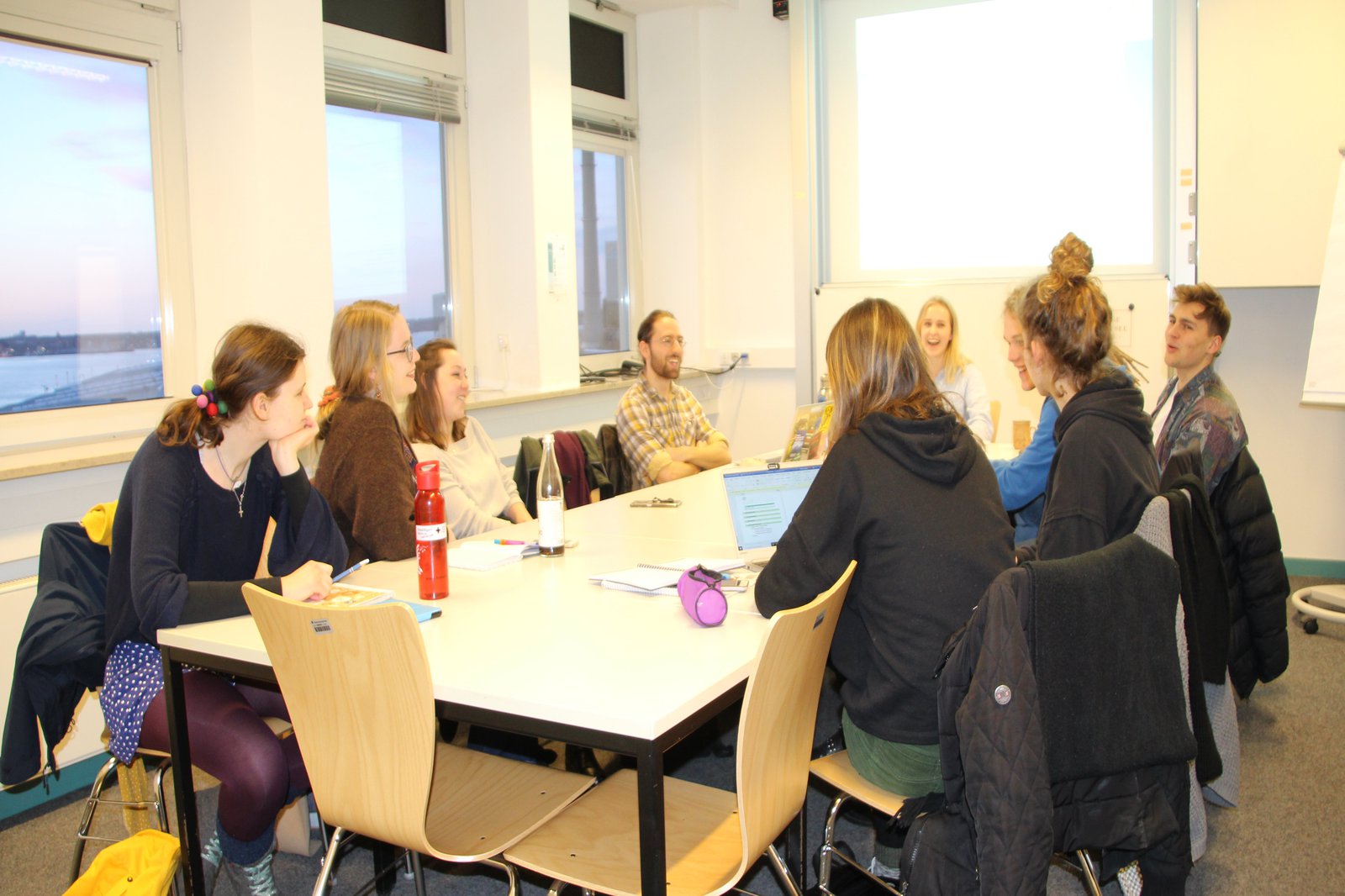 Hochschulgruppe im Plenum