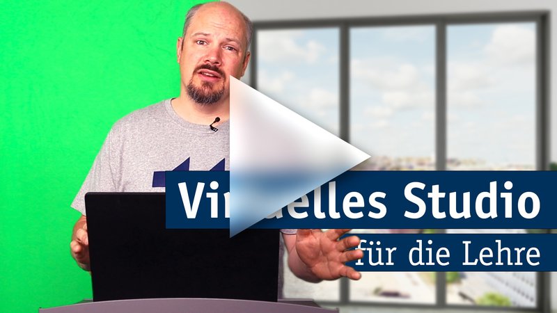 Verlinkung zum Erklärvideo des Greenscreen-Studios