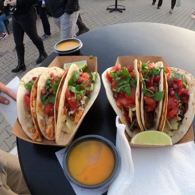 Lecker gefüllte Tacos