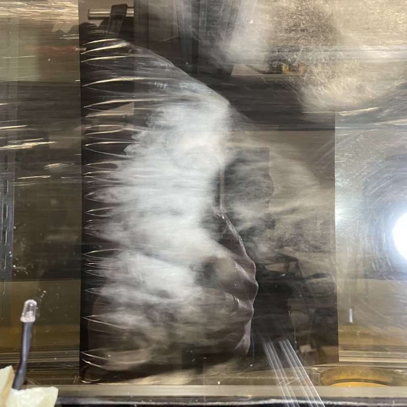 Kavitationsblase an einer Tragfläche