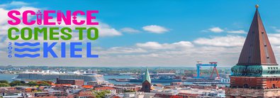1476775023 Logo "Science Comes To Town 2026" Kiel mit Stadtbild
