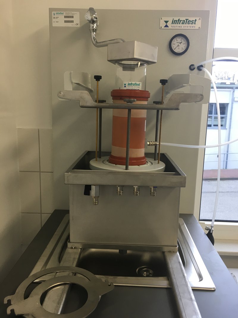 Wasserdurchlässigkeitstester