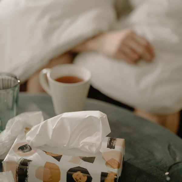 Tee und Taschentücher