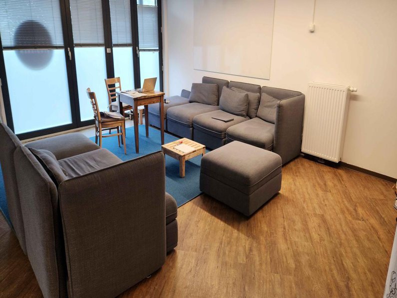 Die Lounge des Jugendcampus