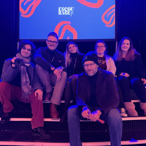 Studierende des Studiengangs Multimedia Production besuchten gemeinsam mit ihrem Dozenten Christian Mertens die 75. Berlinale.