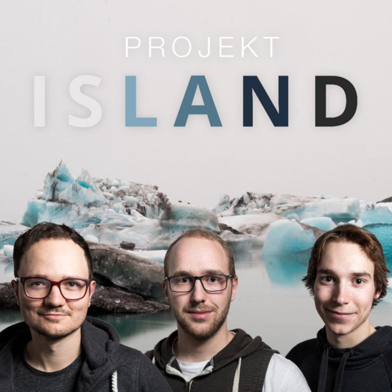 Poster mit Titel und den drei Perojektbeteiligten Niklas Christensen, Tom Köhn und Carlos Viering