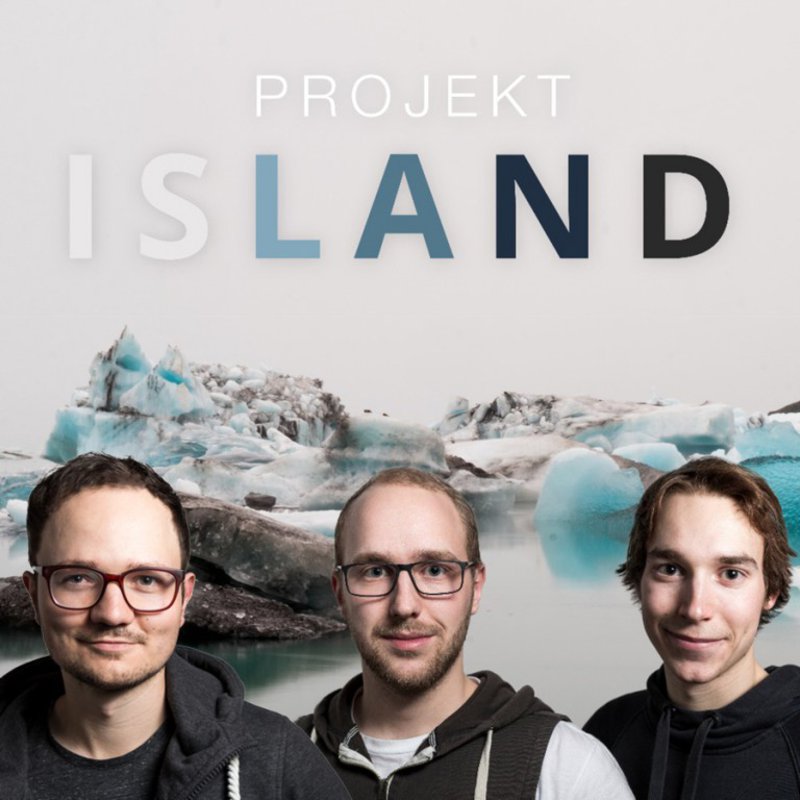 Poster mit Titel und den drei Perojektbeteiligten Niklas Christensen, Tom Köhn und Carlos Viering