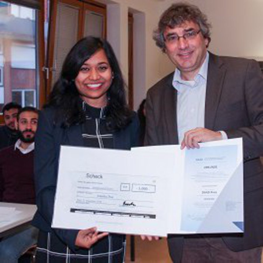 Prof. Dr.-Ing. Klaus Lebert und Amrita