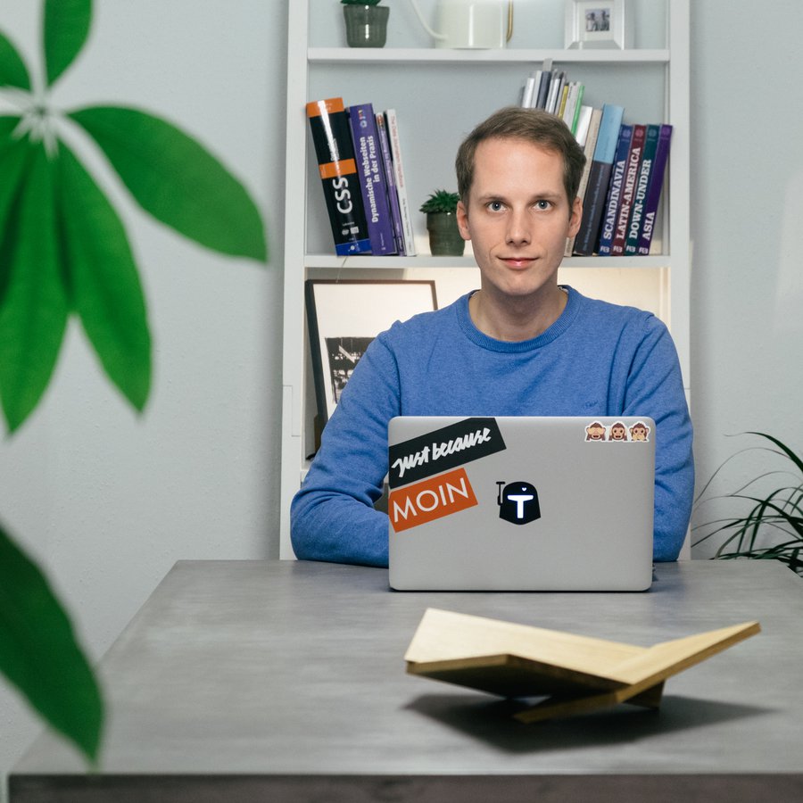 Foto: Riedel Ein Mann am Laptop