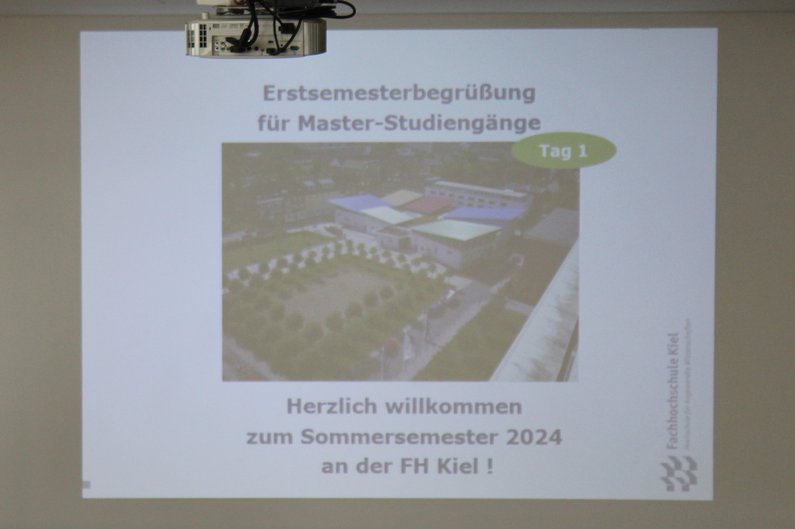 Präsentation Erstsemester Begrüßung