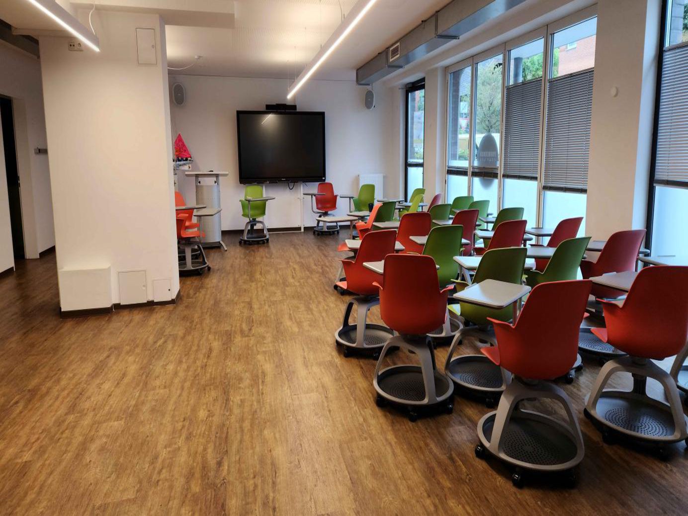 Das Klassenzimmer des Jugendcampus.