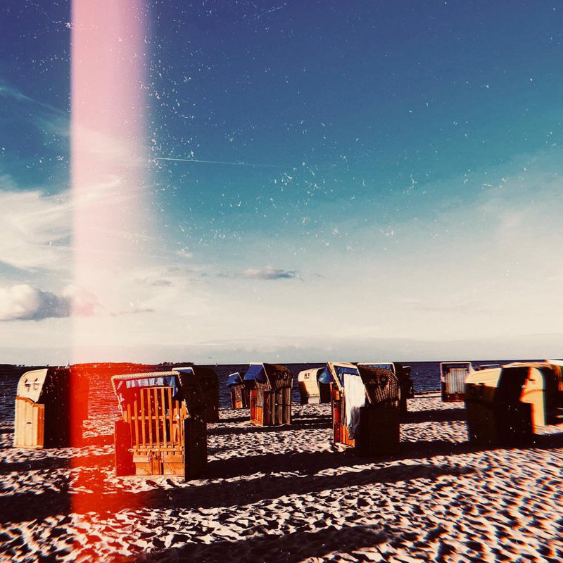 Strandkörbe am Strand Laboe