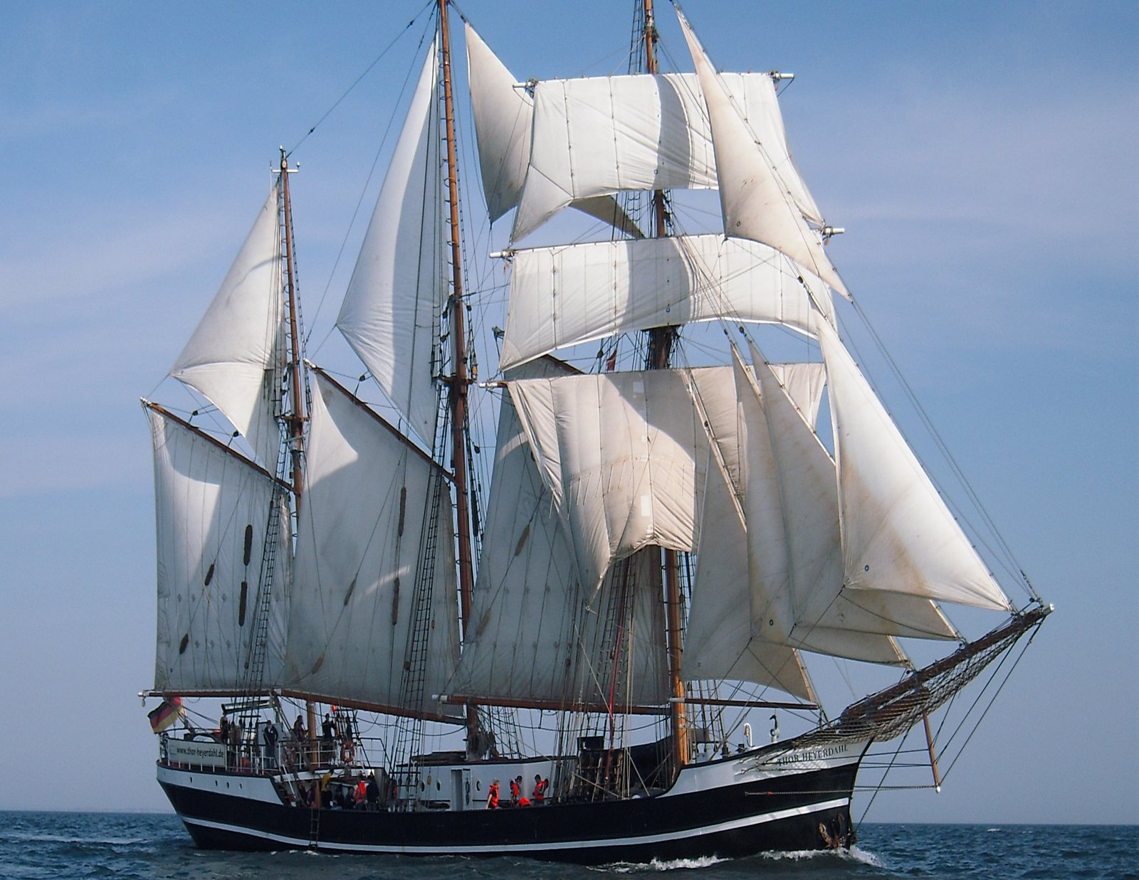Segelschiff "Thor Heyerdahl"