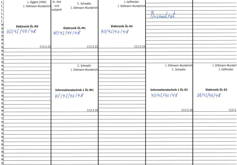 gerade gerade Wochen