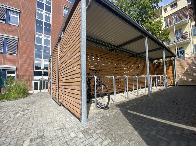 Fahrradabstellanlage Moorblöcken