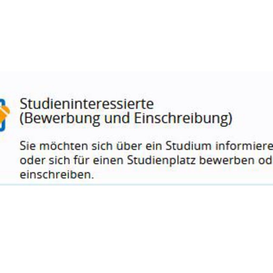 ein Screenshot eines Icons mit Text rechts daneben