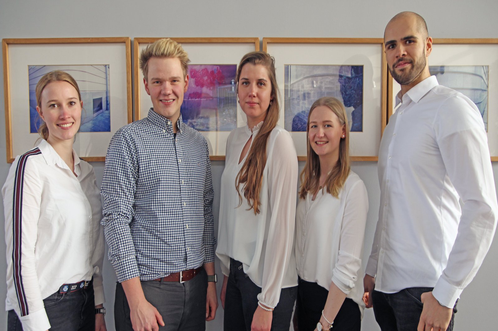 Pitchen ein soziales Wassersportzentrum: (v.l.n.r.) Thanee Möller, Torgnj Nielsson, Alina Christen, Laura Sommer, Jacob Hamann. Foto: Kuhn