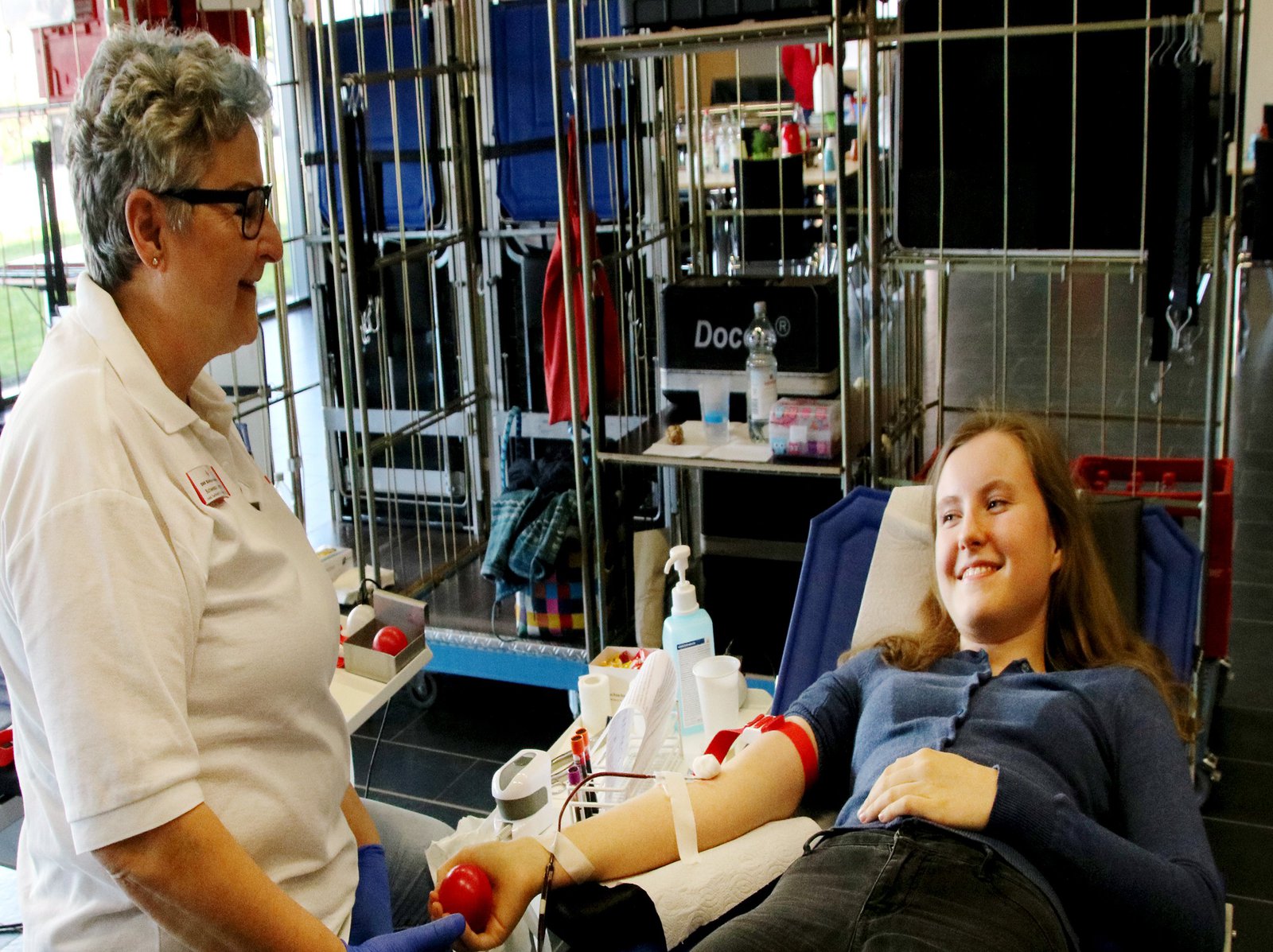 FH-Studentin Gina Kretzmer war zum ersten Mal dabei.
