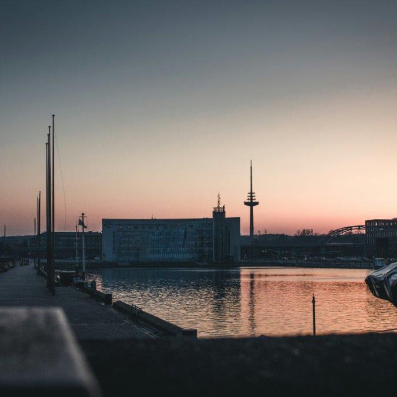 Abendaufnahme von der Hörn Richtung Süden
