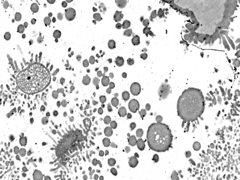 Decorative element, CuAl10Fe1-316L structure