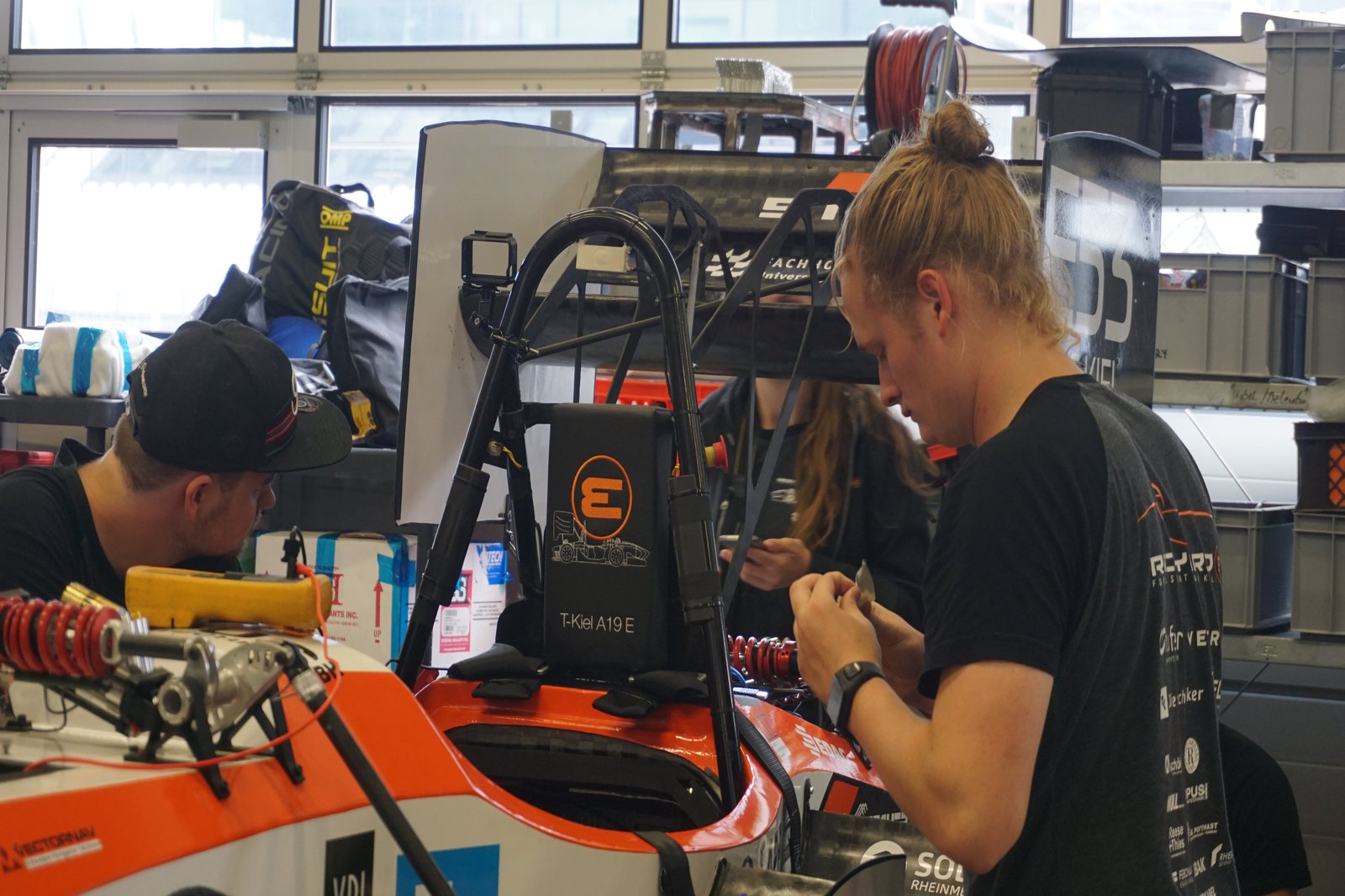 Am T-Kiel A 19 E haben die Studierenden monatelang geschraubt. Foto: Raceyard