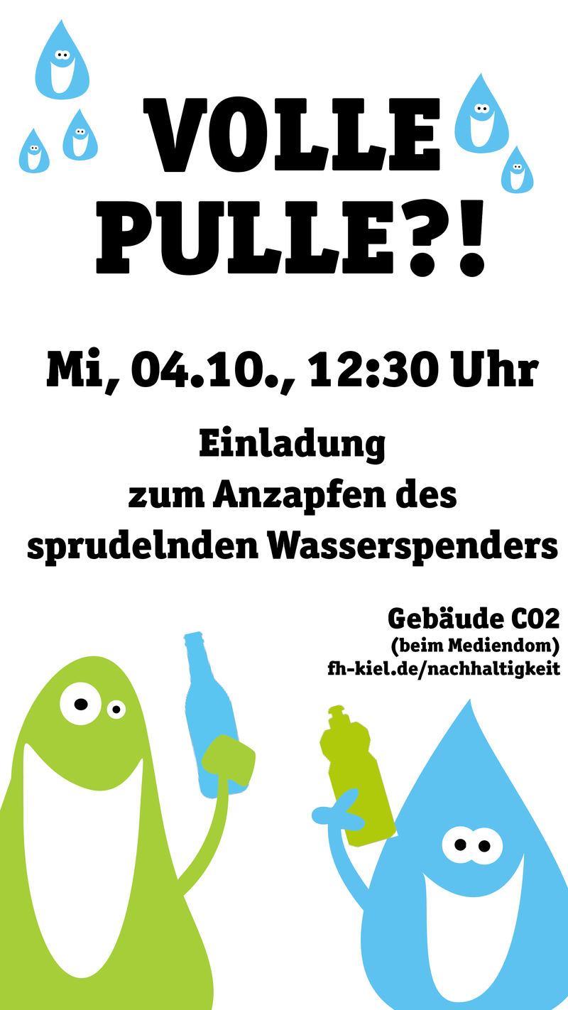 Einladung zum Wasserzapfen