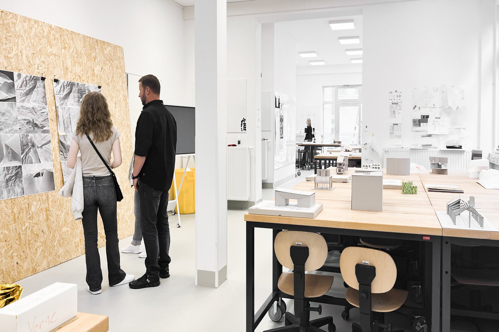 Raumlichkeiten des Studiengangs Architektur.