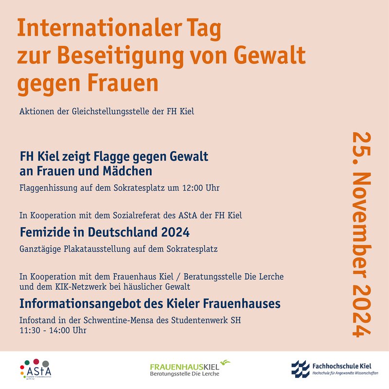 Internationaler Aktionstag zur Beseitigung von Gewalt gegen Frauen 