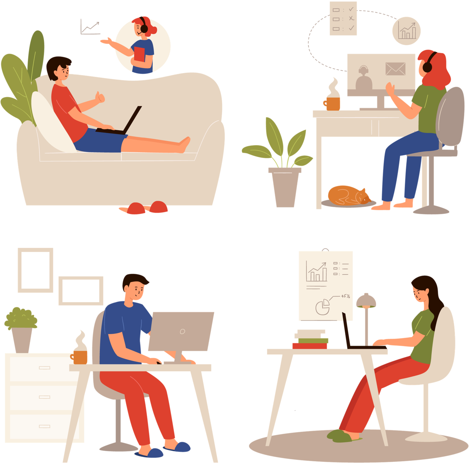 Jede*r Studierende*r hat eine/ihre eigene Lernroutine. Auch für das Stiudium von zu Hause, solltet ihr euch eure eigene aneignen.