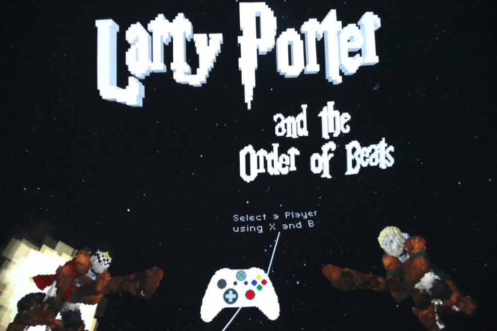 Der Startbildschirm des Spiels Larry Porter