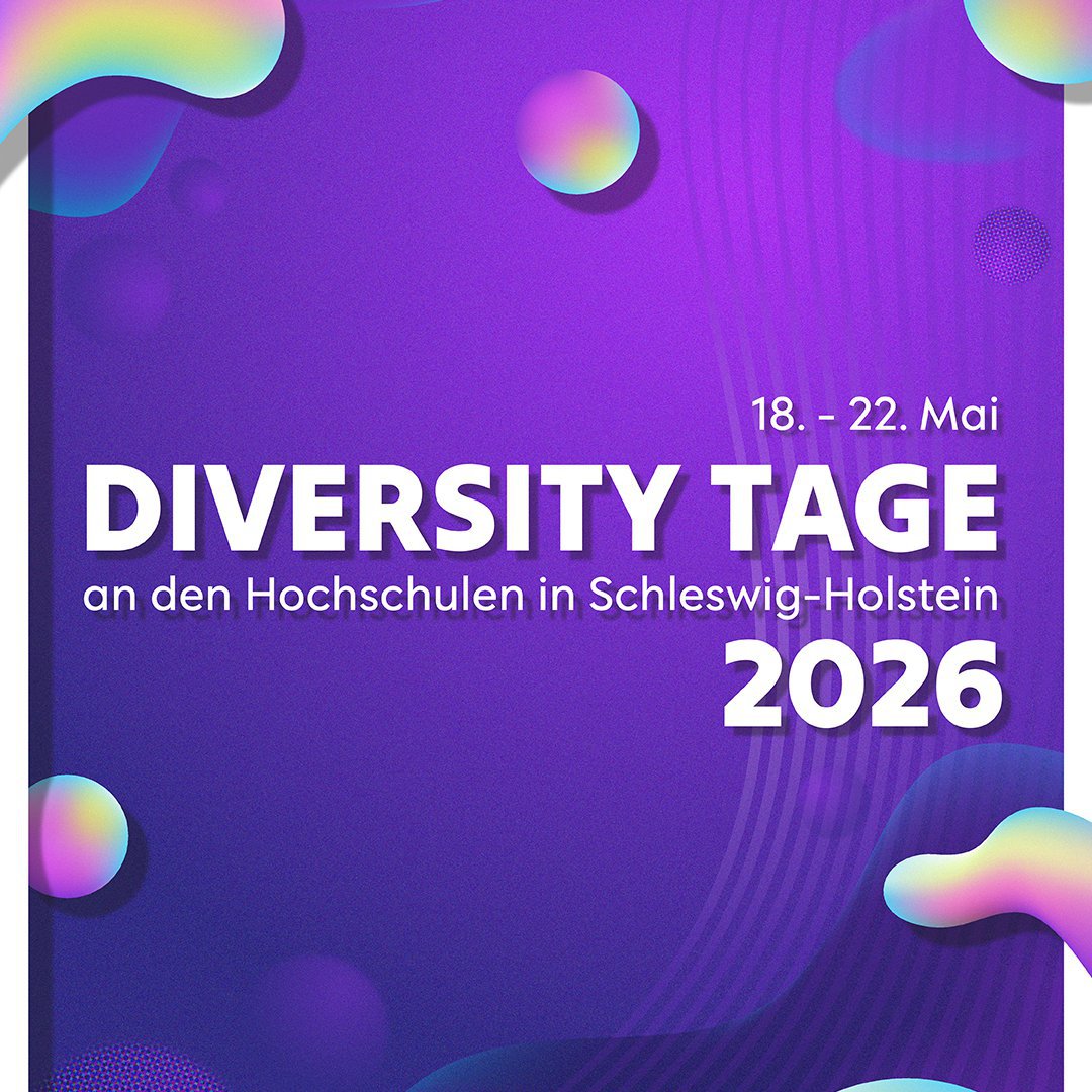 diversity tage 2026 - insta slide 01 Schriftzug Diversity Tage 2026 auf lilafarbenem Grund