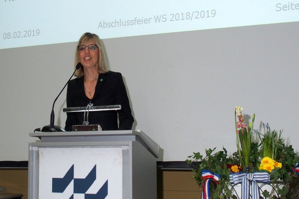 Ute Volquardsen, Präsidentin der Landwirtschaftskammer, appellierte an die Absolvent*innen, mutig zu sein. Foto: Maren Ludwig