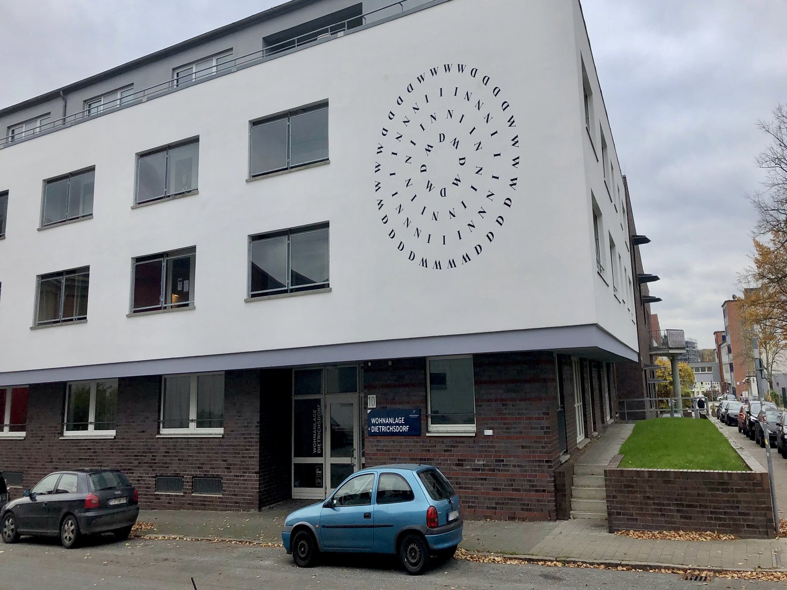 Eine Wohnanlage auf dem Campus der FH.