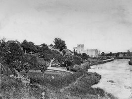 Schwentinemündung im Jahr 1868.