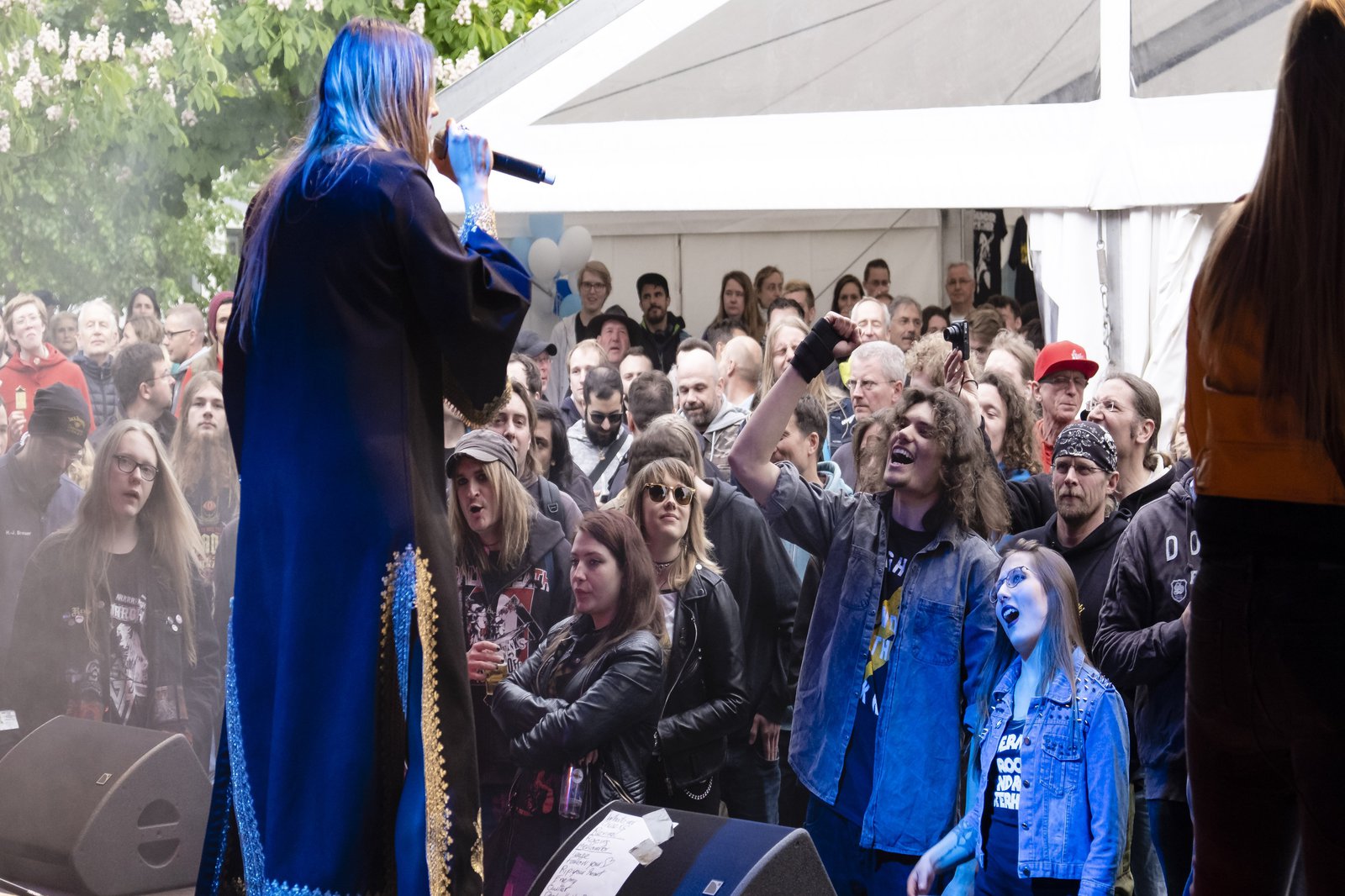 Power aus Schweden: Thundermother rockten den Sokratesplatz. Foto: Molter