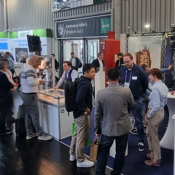 Ein Messestand