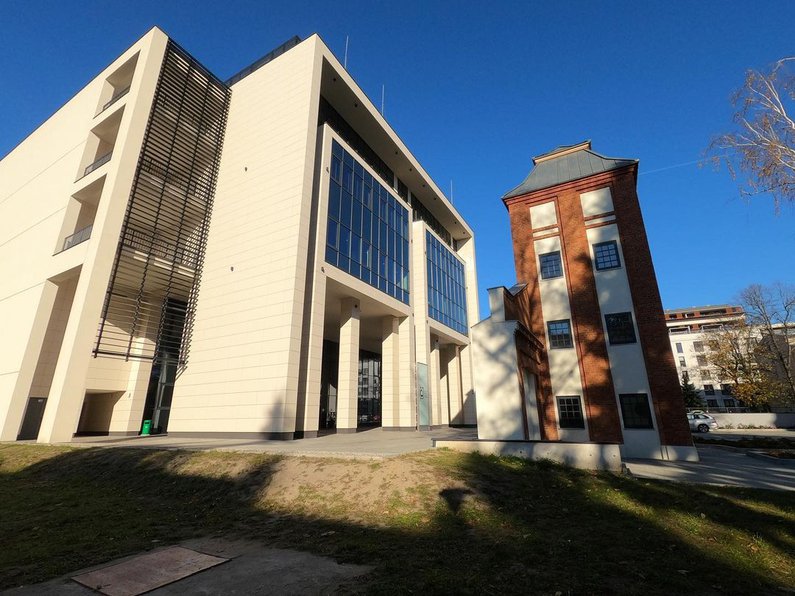 Gebäude der Lodz University of Technology