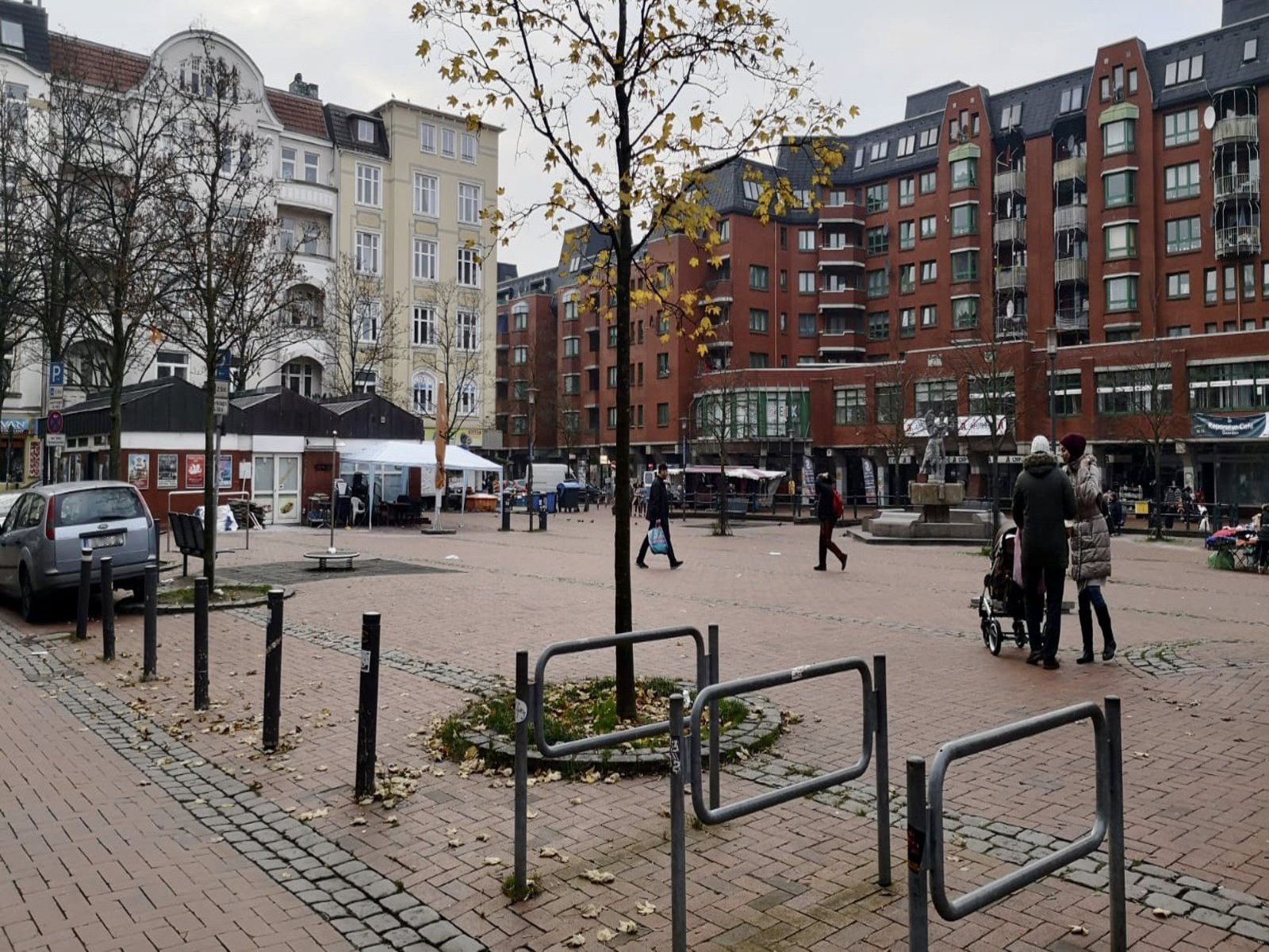 Der Vinetaplatz in Gaarden.