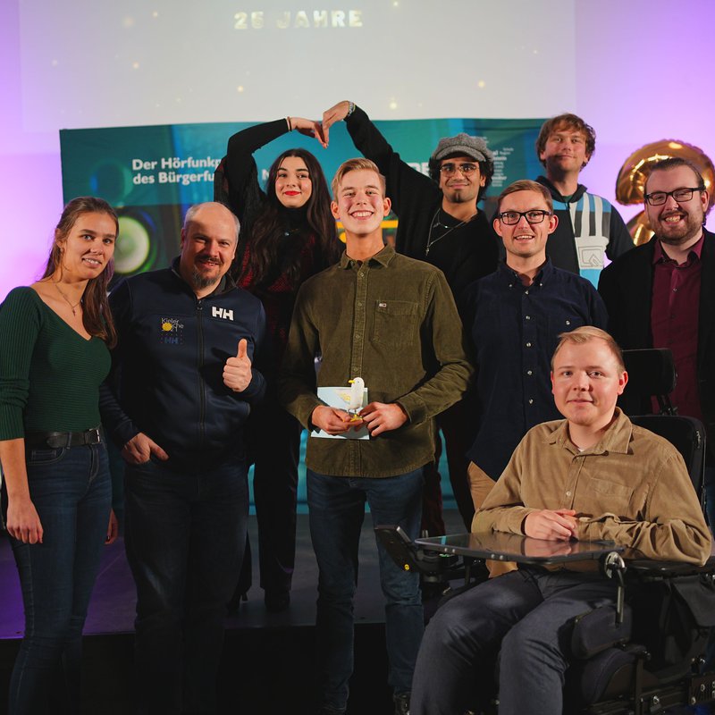 FH-Studierender Colin Holthaus wurde mit der Hörmöwe ausgezeichnet 