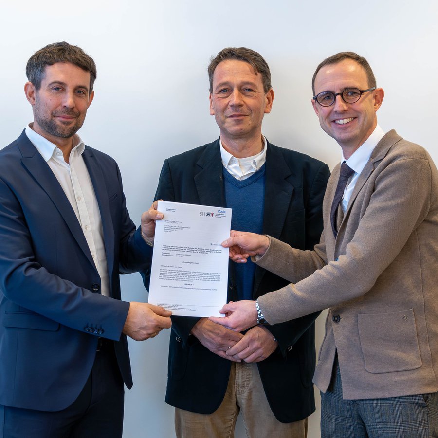 Tim Krämer, Yves Reckleben und Dirk Schrödter