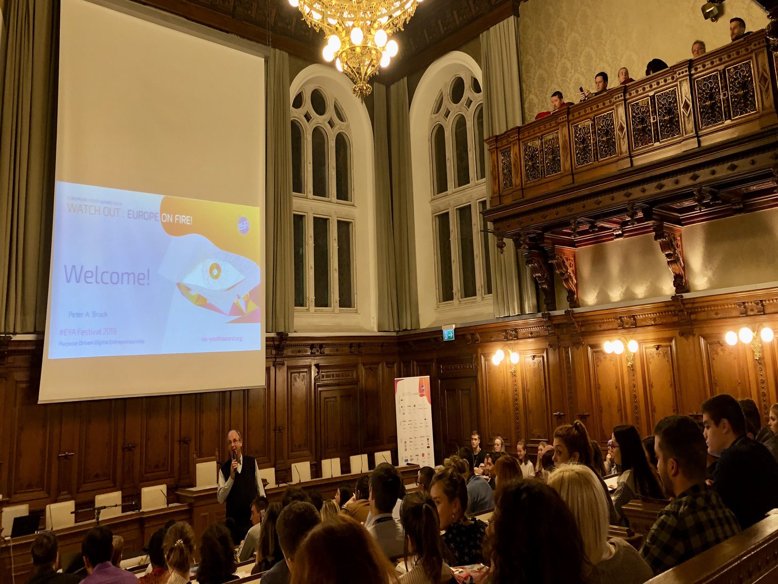 Ein Innenraum des Rathauses in Graz.