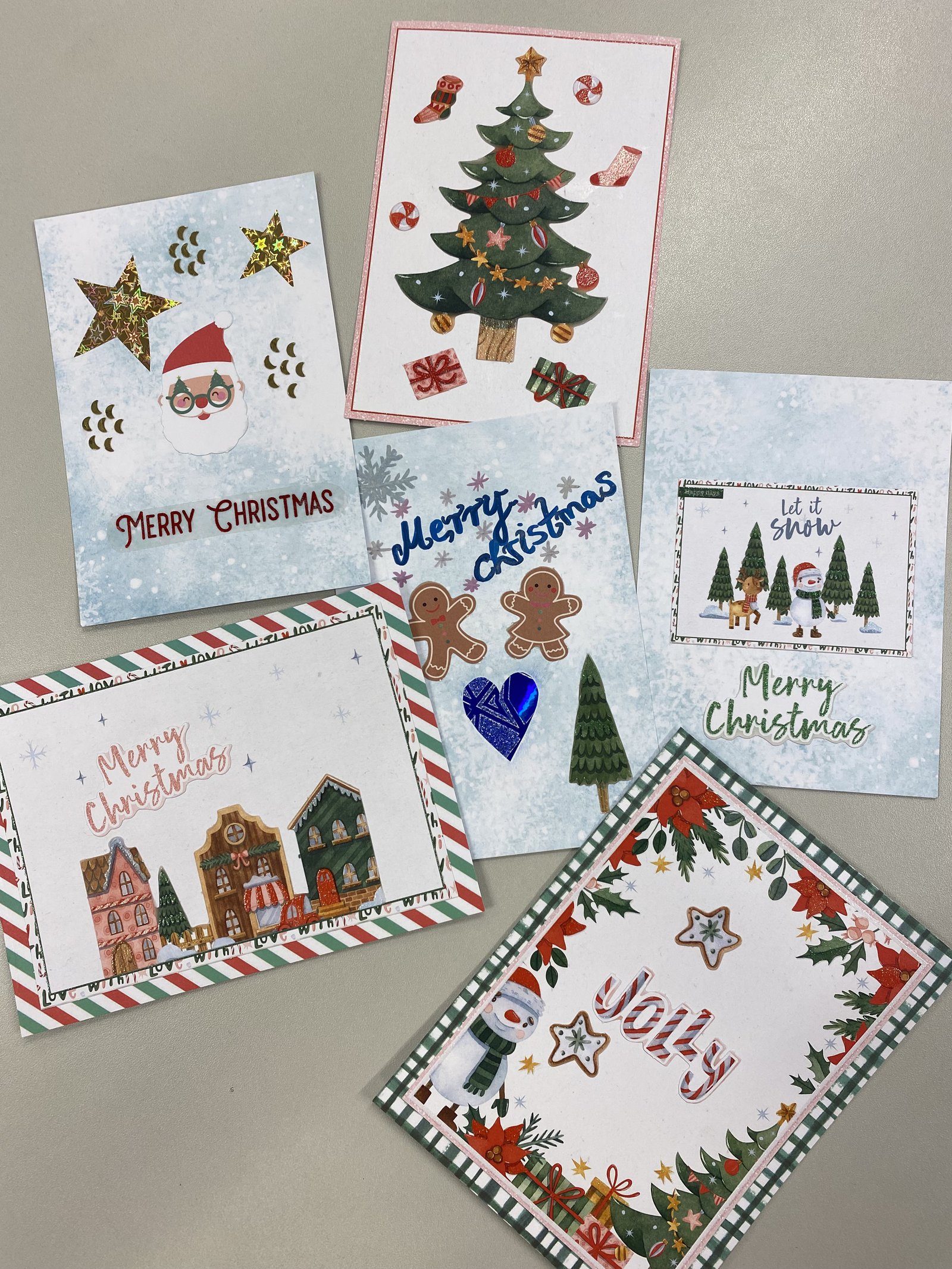 Winter Holiday Cards crafted