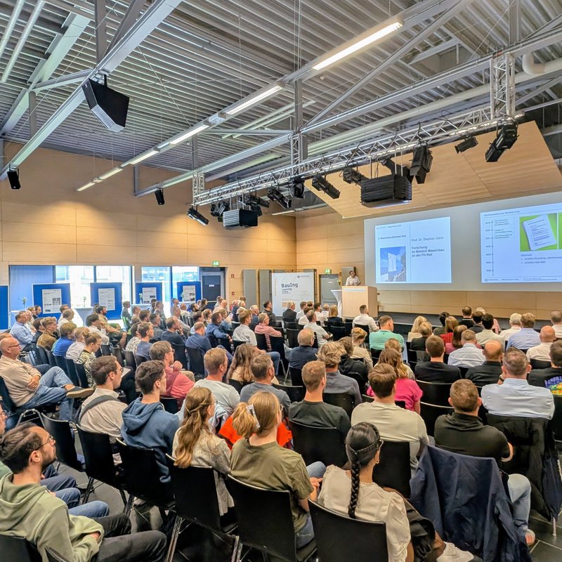 Rund 200 Teilnehmer*innen besuchten das 2. Massivbau-Seminar an der Fachhochschule Kiel.