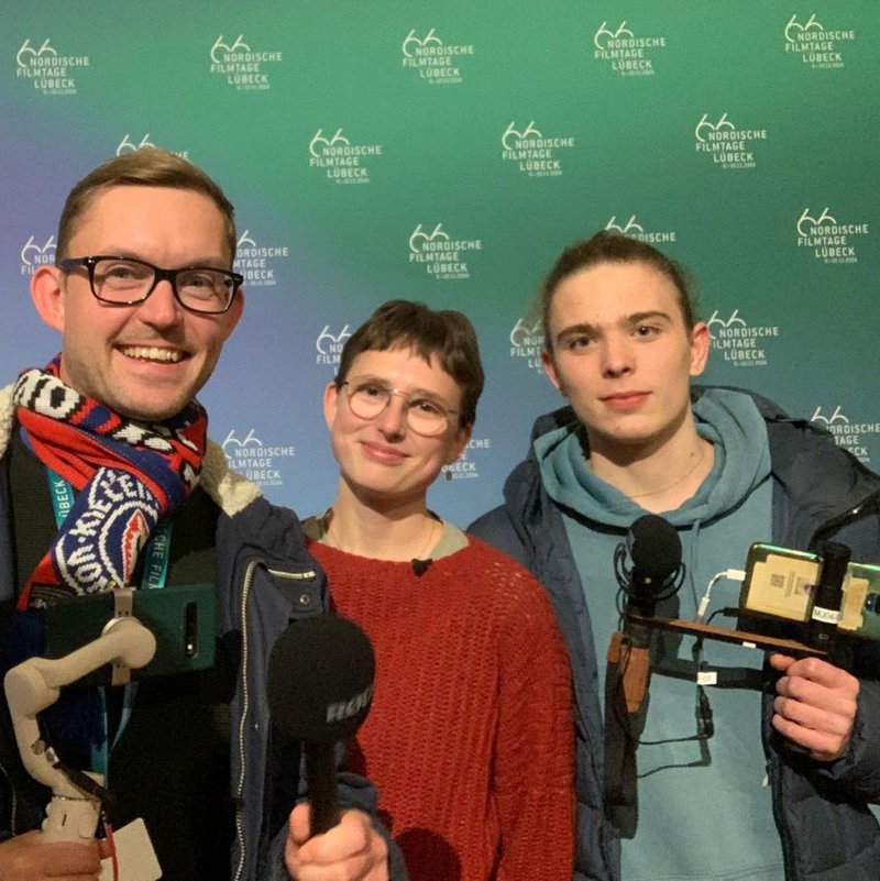 Student*innen der FH Kiel auf den Nordischen Filmtagen Lübeck.