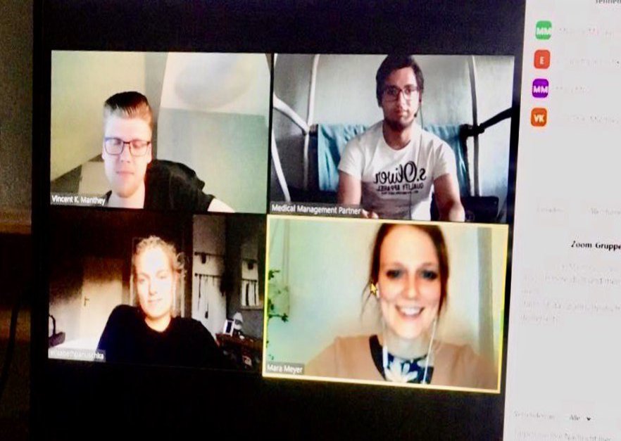 Derzeit finden die Meetings mit Dajinder und Vincent per Video Call statt. Foto: privat