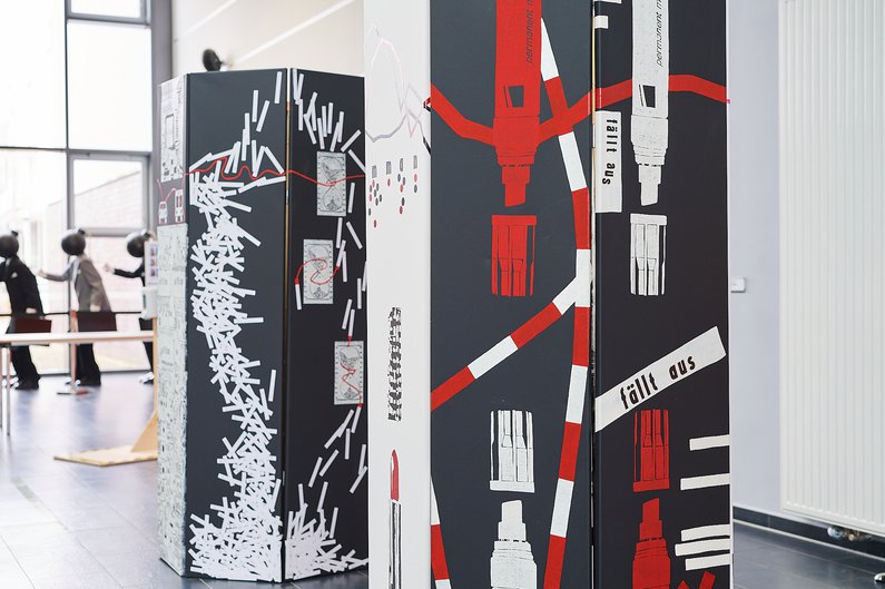 Nahaufnahme des Werkes von Karin Hilbers