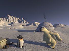 James und Vladimir treffen sich in der Arktis