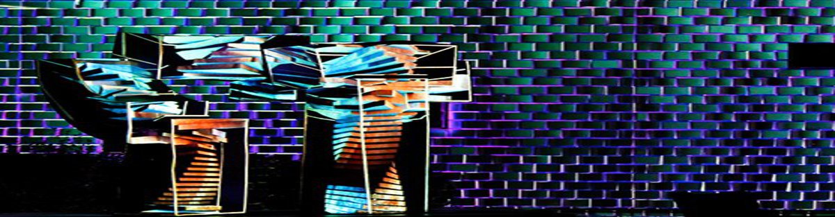 Angeleuchtete Skulptur