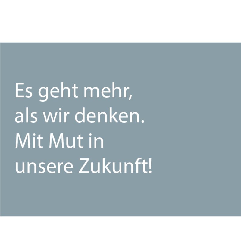 Logo: Tech & Taff - frauen.unternehmen.digitalisierung. Motto: Es geht mehr, als wir denken. Mit Mut in unsere Zukunft!